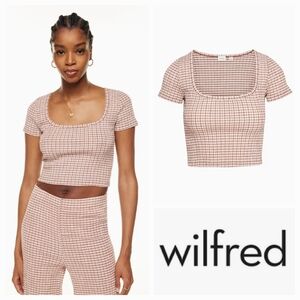 WILFRED Yacht T-Shirt Size Medium Aritzia